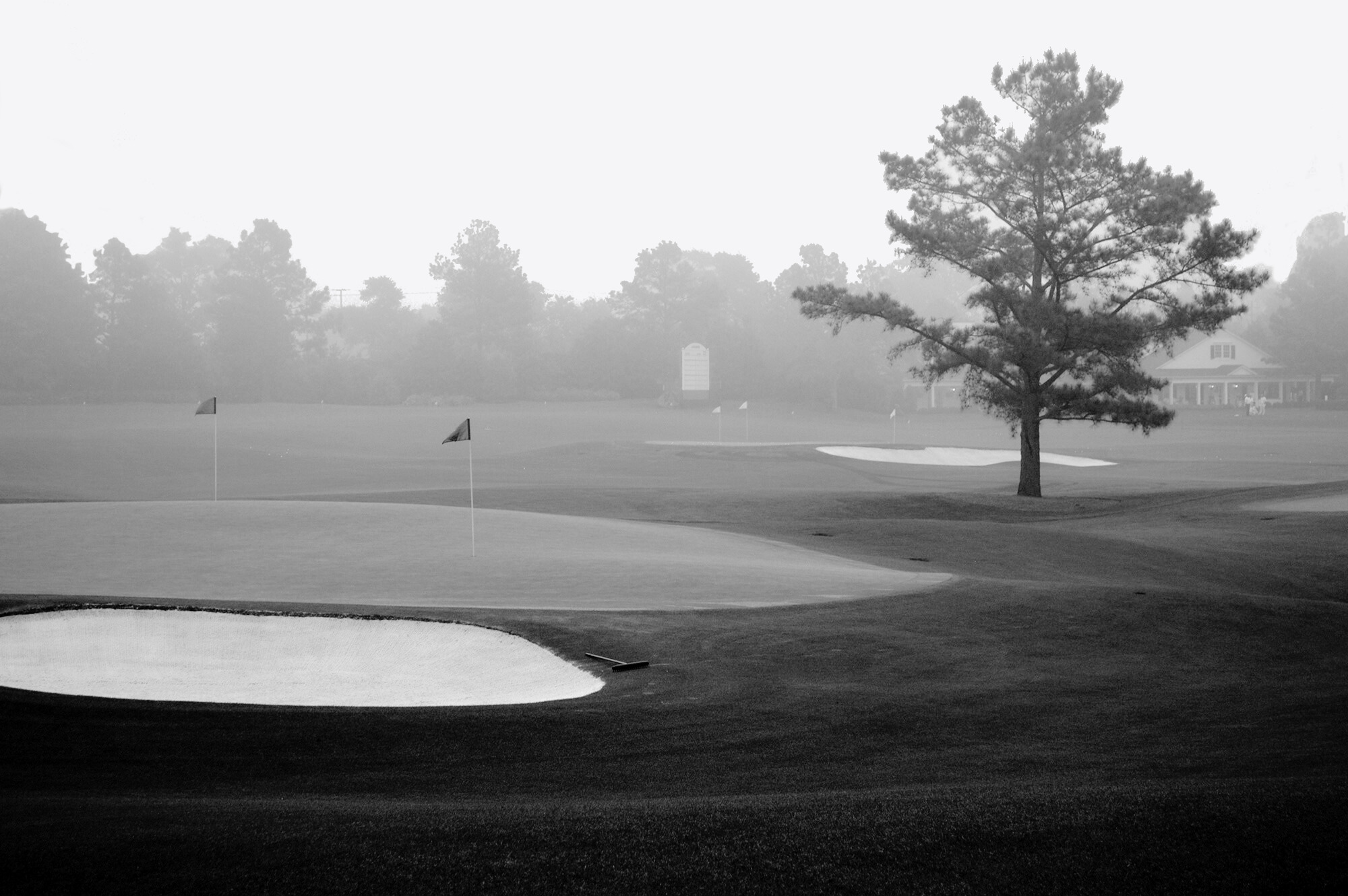 Practice area at Augusta